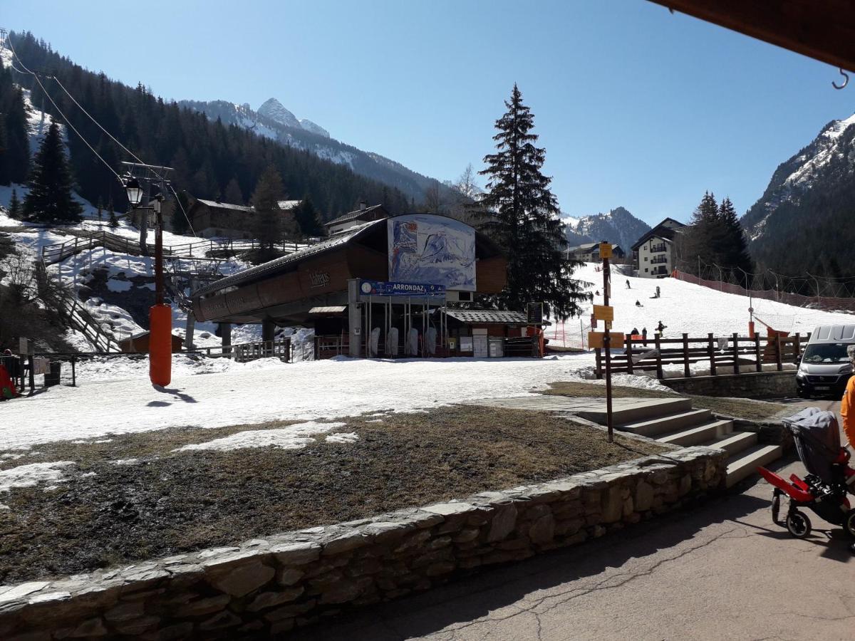 Magnifique Studio Au Pied Du Telecabine D'Arrondaz Et Des Pistes De Ski Модан Екстер'єр фото